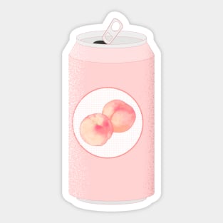 Peach Juice Sticker